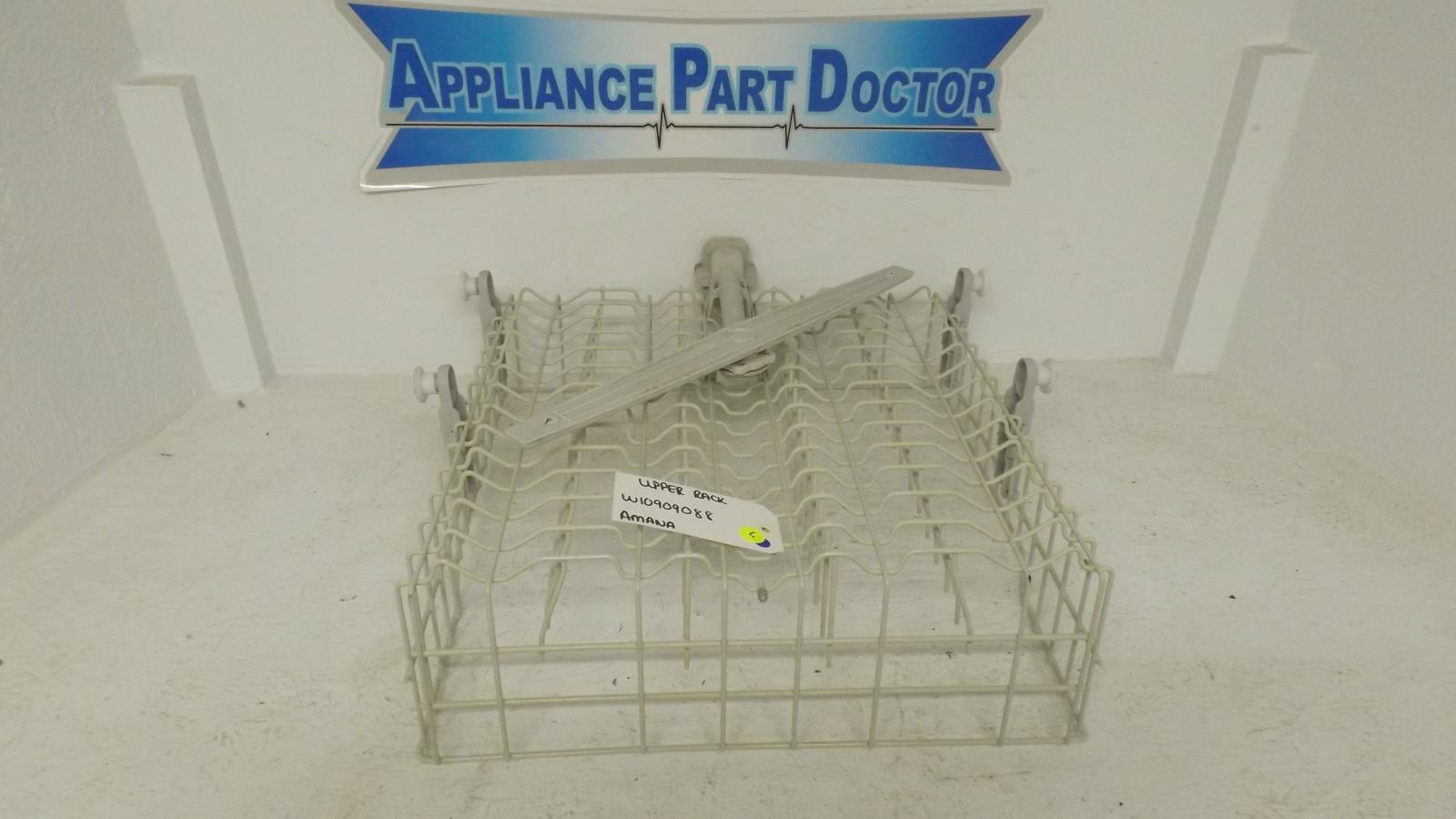 AMANA DISHWASHER W10909088 UPPER RACK (USED) AMANA DISHWASHER W10909088 UPPER RACK (USED)